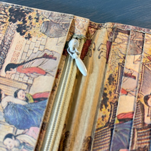 Vintage Korean Folk Art Wallet – Hanbok Print – 1980s/90s - Picture 5 of 5